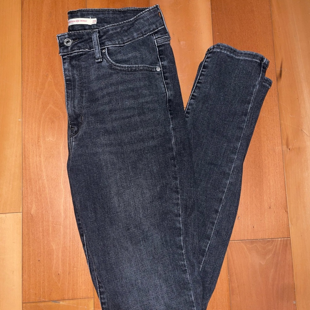 Levi's Dark Gray Skinny Jeans